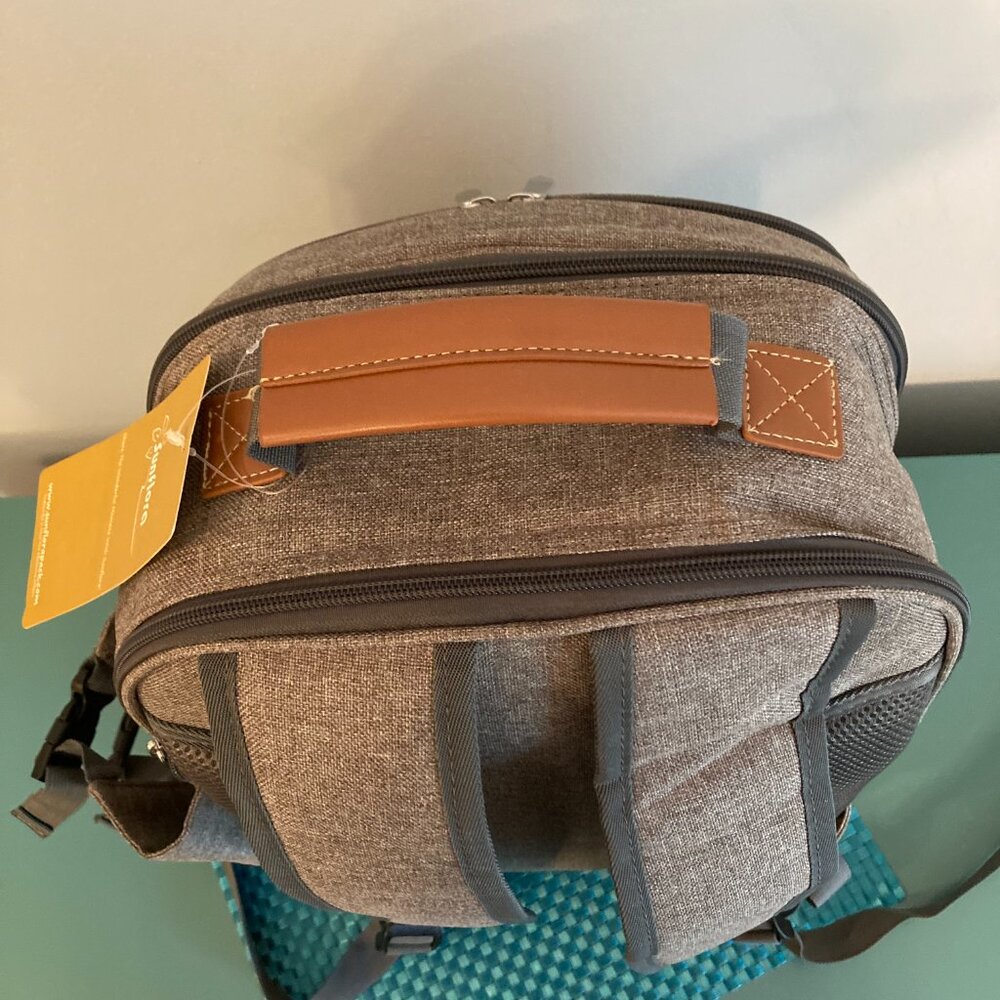 NWT Insulated Picnic Backpack - Full Set for 4 People/Blanket too! by Sunflora - Picture 4 of 16